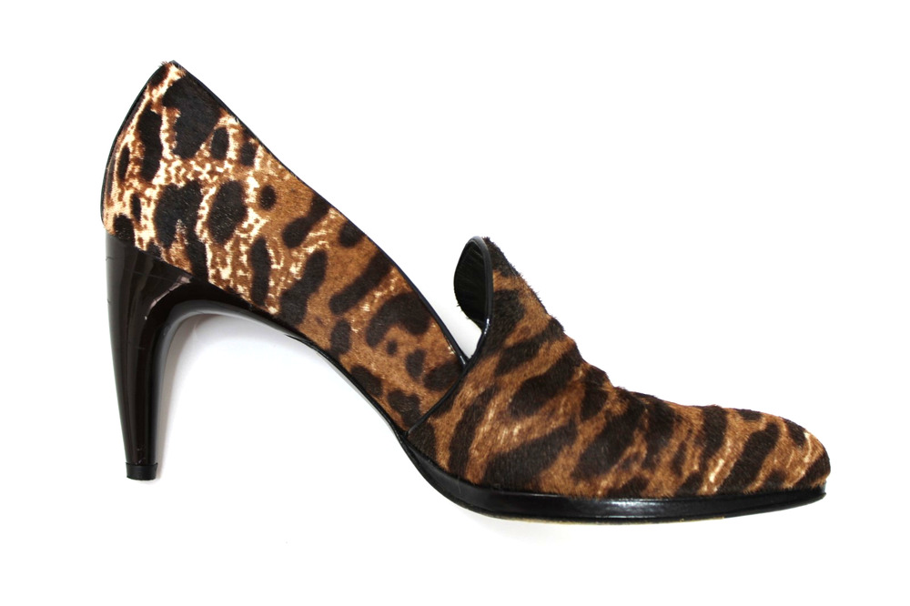 Stuart Weitzman Women's Size 10 Heels Leopard Calf Hair Leather